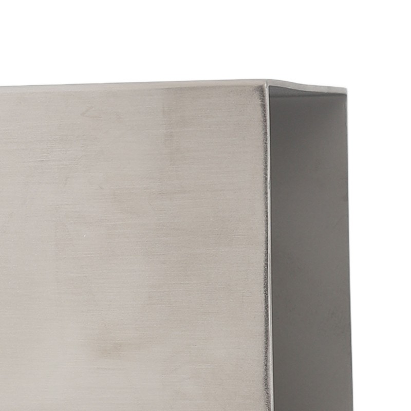 Pencil Cup 304 Stainless Steel Pencil Holder Thicken Durable Rectangular