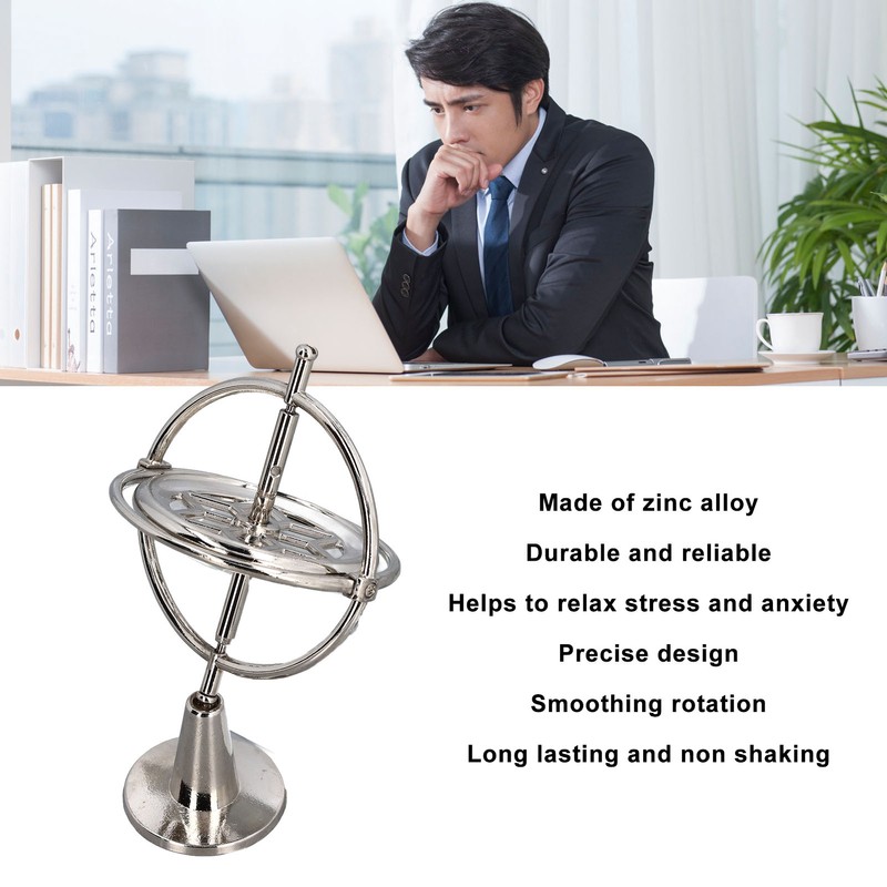 Alloy Gyroscope Toy Balance Relaxing Multi Functional Decompression Finger Gyroscope