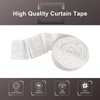 INCREWAY Curtain Tape, 6m/6.56yards Deep Pinch Pleat White Heading Tape