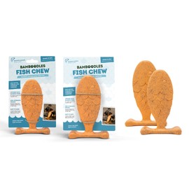 Bamboodles Salmon Chew Toy - for puppies and non aggressive chewers (S)