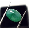 EPIC GEMS- 4 Ct+ Natural Green Emerald Oval Shape -