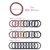 ISMCREATION Hair Rubber Adult Hair Rubber Set of 10 (Suitable