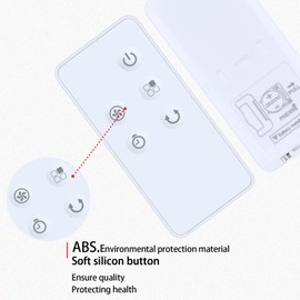 New Replacement Remote Control for Xpelair Fan air cooler 5 button