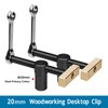 Table Clamps for Woodworking, 2 Sets Stainless Steel Brass Block