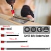 Bestgle 4 Pcs Drill Bit Extension Set, Magnetic Drill Screwdriver
