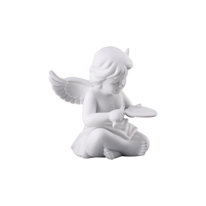 Rosenthal Angel medium white matt angel with painter's palette