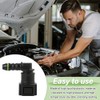 2 Pcs Fuel Quick Coupler Fuel Quick Connector 90 Degree