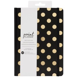 AMERICAN CRAFTS Point Planner Bound Gold DOTS, Grid-120 Sheets