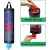 Plastic Bag Holder Dispensers Folding Mesh Garbage Bags Hanging Storage