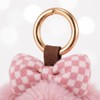 Fluffy Bunny Keychain for Holiday Gifting – Cute Bow Rabbit