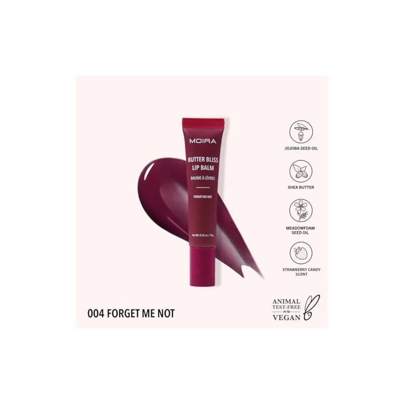 Moira Bálsamo labial Butter Bliss Lip Balm (004, Forget me