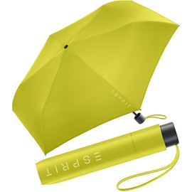 Esprit Mini Pocket Umbrella Slimline FJ 2022, apfelgrün, Pocket umbrella hand opener
