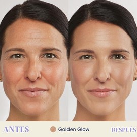 Crema hipoalergénica sin fragancia, con brillo dorado, bálsamo de belleza, 1.6 onzas líquidas, de Marcelle