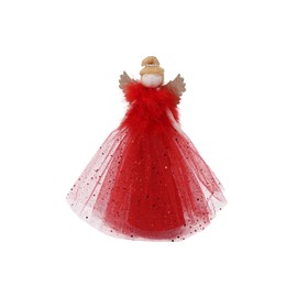 Large Christmas Light Up Angel Tree Topper - Red | From CGB Giftware's Joy To The World Range | Angel | Christmas | Festive | Xmas | Tree Decoration | GB05938
