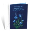 Prime Greetings Loss of Daughter Sympathy Card, Made in America, Eco-Friendly, Thick Card Stock with Premium Envelope 5in x 7.75in, Packaged in Protective Mailer