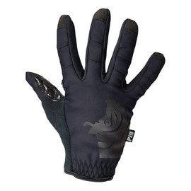 PIG Full Dexterity Tactical Cold Weather Gloves, Insulated, Touchscreen Compatible, Silicone Grip, for Shooting, 1 Pair, Black, Medium