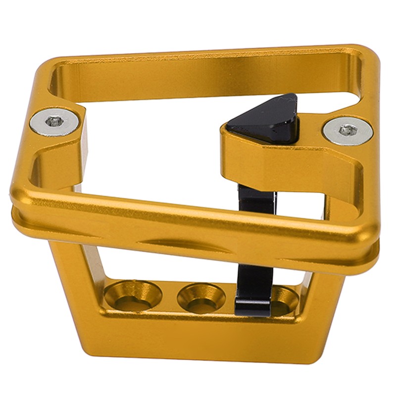 Folding Bike Front Carrier Adapter Aluminium Alloy Hollow Carved Mount