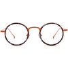 FONEX Acetate Titanium Glasses Frame Men 2024 New Round Eyeglasses