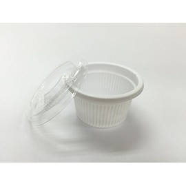 1/2 oz. Cup dyippukappu CC White Phone Lid Set 50 Pcs
