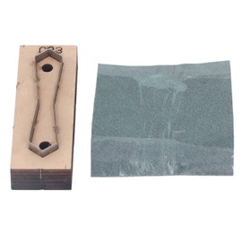 Leather Cutting Die DIY Crafts Hand Made Leather Cutting Mold Wooden Base Access Control Card Pendant Die Cutter