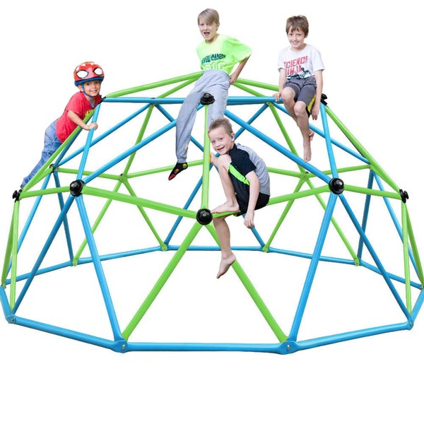 Zupapa Upgrade Your Backyard Fun 10FT Decagonal Dome Climber - Supports 800LBS and Easier Assembly for Kids to Enjoy