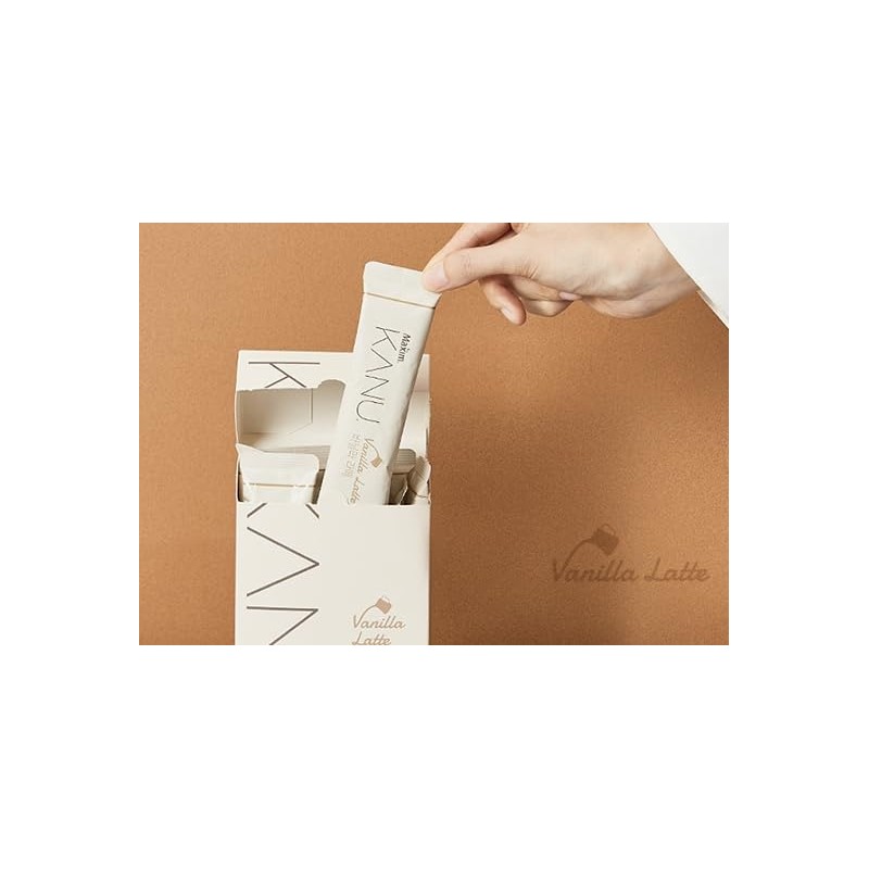 Kanu Maxim Latte Instant Coffee (Vanilla (17.3g x 8T))