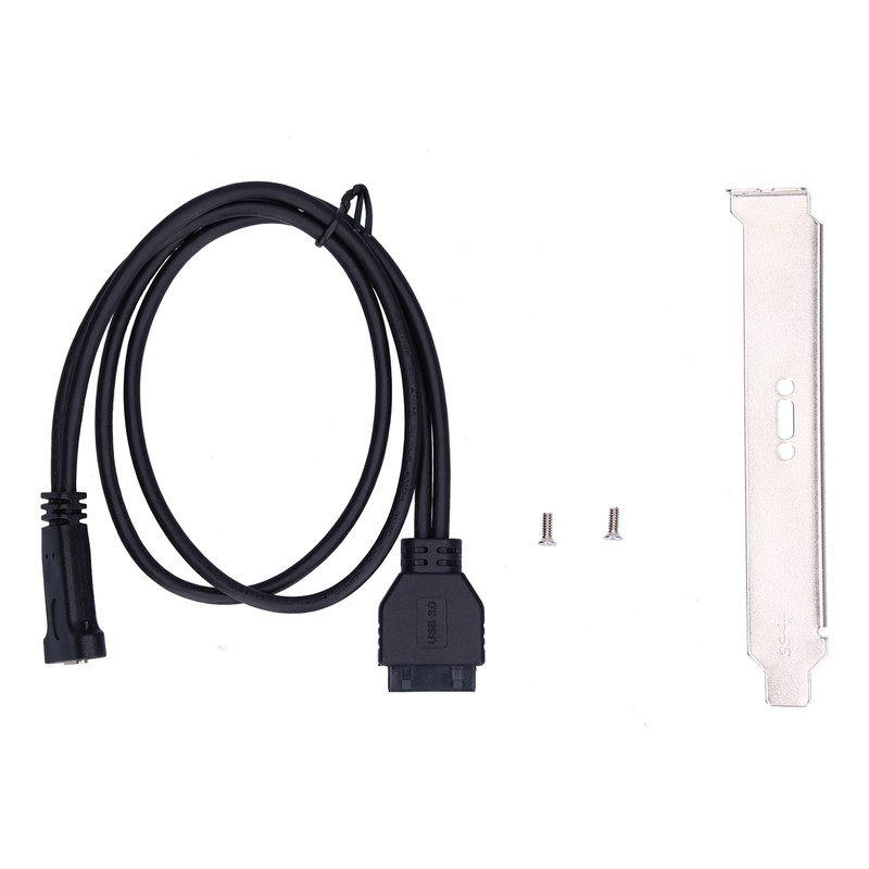 Adapter Cable 19Pin USB 3.0 to External USB TypeC Socket