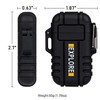 LcFun Electric Plasma Lighter - Windproof, Waterproof, USB Rechargeable with