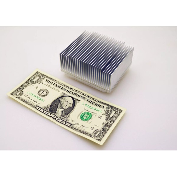 Taisol Big Aluminum Heat Transfer Heatsink Radiator 3.25"L x 2.75"W