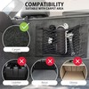 MyGadget 2 x Car Boot Mesh Bag Velcro [25 x