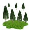 Molyorch Pack of 24 Model Trees Miniature, Plastic Models Trees,