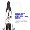 9" Multi Needle Nose Pliers - with Wire Strippers Function,