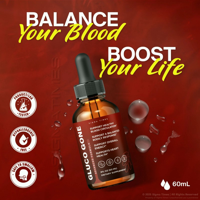 Sigma Times (2 Pack) Gluco Gone Drops - GlucoGone Liquid