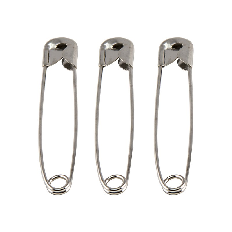 SINGER 00206 Quilting and Craft Safety Pins, Size 3, 20-Count,