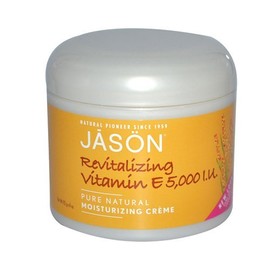 Jason Natural Products 5 000 I U Vitamin E Revitalizing Face and Body Moisturizing Creme, 4 Ounce - 6 per case.