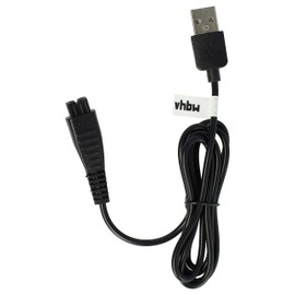 vhbw Charging Cable Compatible with Panasonic ES-LA54, ES-LA62, ES-LA70, ES-LA74, ES-LA84, ES-LA90 Shaver - Power Cord, 120 cm