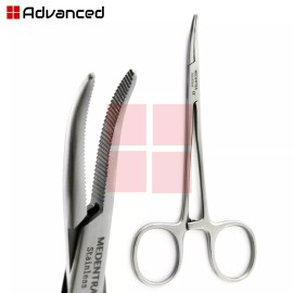 Medentra Micro Halsted Mosquito Forceps Artery Clamp Curved Medical Operating Lab Pliers