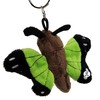 Moosi Butterfly Plush Key Ring Green Plush Toy Cuddly Toy