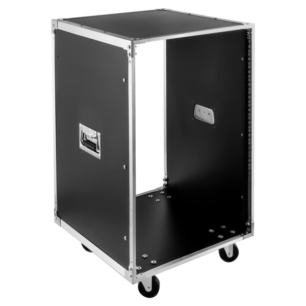 16U Portable Rolling Network Rack, Network Cabinet Box with Swivel