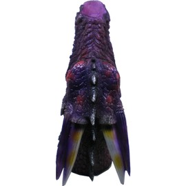 TCEShop Dragon's Head Incense Burner - Purple, 12"T - Polyresin