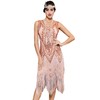PrettyGuide Women's 1920s Flapper Dress Vintage Swing Fringed Prom Cocktail