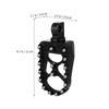 JECOMPRIS Motorcycle Foot Rests and Pegs - Front Rear Footpeg