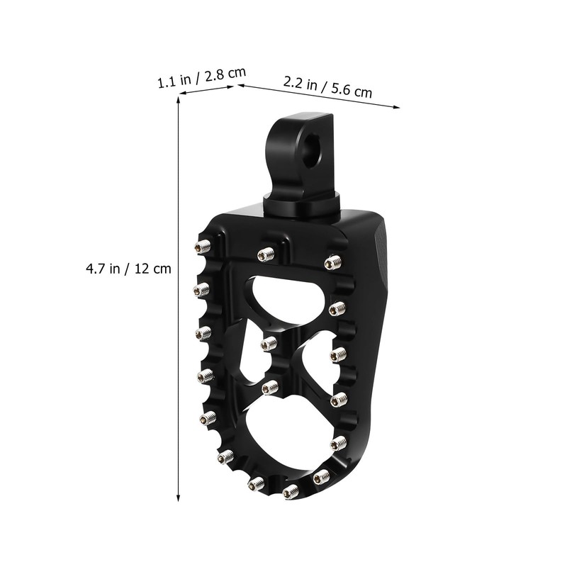 JECOMPRIS Motorcycle Foot Rests and Pegs - Front Rear Footpeg