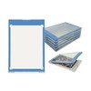 CASEFORCE Light Blue Border Magnetic Card Holder One Touch Case
