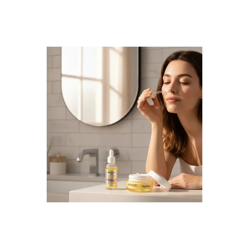 Kit Sérum Y Crema Fps30 Antimanchas Con Vitamina C Garnier
