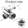 Crovakeu Upgrade Your Sink with Split Faucet Adapter - Two