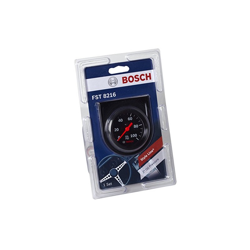 Bosch Style Line Medidor de Presión de Aceite Mecánico 2"