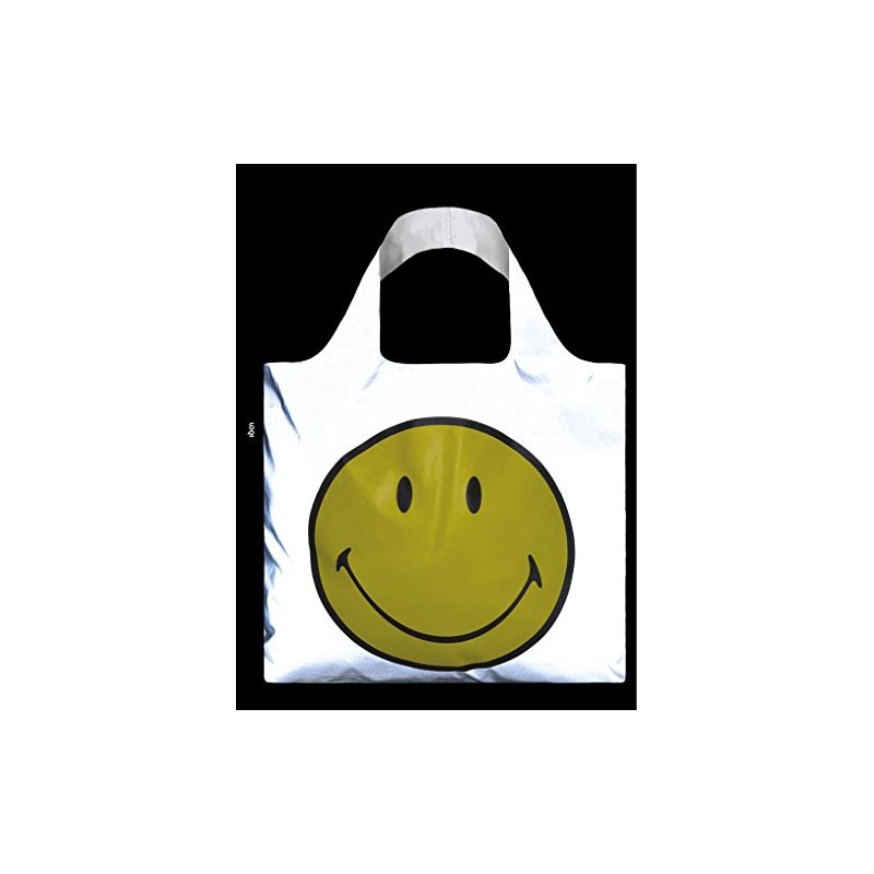 LOQI (Low Key) Eco Bag Reflective Smiley (Re. SM)