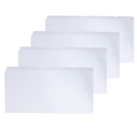 Receipt Folder, Receipt Holder, Pack of 4, Receipt File, Receipt, Household Book, Divider, Wallet, Organizer, Wallet