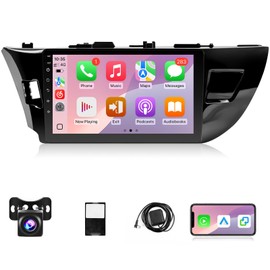 Car Play for Corolla Radio Touch Screen Stereo for Toyota Corolla 2013 2014 2015 2016 Apple Carplay Android Auto,Leadfan 10.1" Car Android Head Unit Media Player GPS Navi BT FM Camera SWC